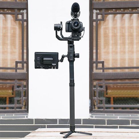 GetZget® 50Cm Long Extension Rod Compatible with DJI Ronin RS 4/3/2/RSC Series & Zhiyun Gimbal - Enhance Stability & Flexibility with 1/4" Screw Attachment (50Cm Long) in Saudi Arabia