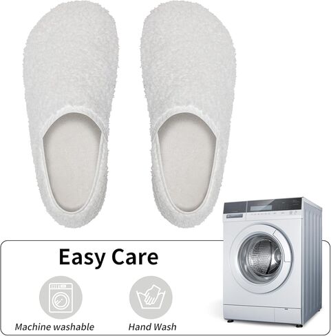 شباشب WateLves للسيدات والرجال خفيفة الوزن وقابلة للطي للسفر للاستخدام الداخلي والخارجي، شباشب منزلية مريحة مصنوعة من الفراء الصناعي ونعل مطاطي سهل الارتداء على الجورب in Kuwait