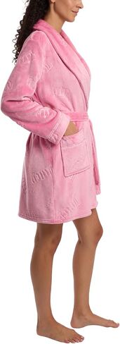 رداء Juicy Couture للسيدات فائق النعومة من القطيفة بياقة شال (الولايات المتحدة، ألفا، صغير، متوسط، عادي، عادي، أرجواني مثلج) in Saudi Arabia