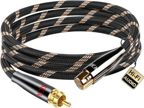 كابل ذكر XLR أنثى إلى RCA ذكر من سلسلة SKW BG بطول 6.5 قدم/2 متر (كابل واحد) in Saudi Arabia