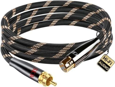 كابل ذكر XLR أنثى إلى RCA ذكر من سلسلة SKW BG بطول 6.5 قدم/2 متر (كابل واحد) in Saudi Arabia