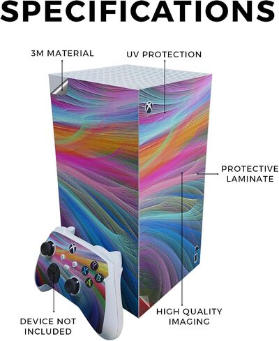 Carbon Fiber Gaming Skin Compatible with Microsoft Xbox Series X Digital Edition - Gray Wood - Premium 3M Vinyl Protective Wrap Decal Cover - Easy to Apply | Crafted in The USA by MightySkins in Saudi Arabia