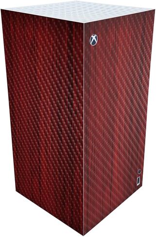 Carbon Fiber Gaming Skin Compatible with Microsoft Xbox Series X Digital Edition - Gray Wood - Premium 3M Vinyl Protective Wrap Decal Cover - Easy to Apply | Crafted in The USA by MightySkins in Saudi Arabia
