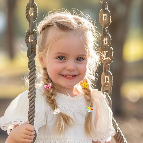 ربطات شعر للأطفال من بينك شيب للبنات: أربطة مطاطية ملونة للشعر - 28 قطعة ربطات شعر للأطفال الصغار مع ملحقات شعر ممتدة للفتيات الصغيرات مناسبة للشعر المموج والمجعد in Kuwait