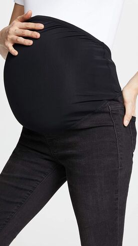 Madewell Maternity Over-The-Belly Skinny Jeans in Black Sea Black Sea 23 28.5 in Saudi Arabia