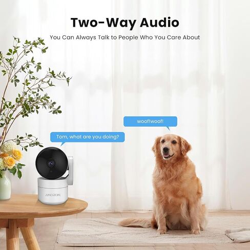 Indoor Security Cameras, Alexa Camera for Baby/Elderly/Pet Monitoring | AI Smart Detection & Alarm, 2-Way Audio, Night Vision, 2.4G WiFi App Control, Cloud & SD Card Storage, 3 Pack in Saudi Arabia