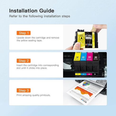 E-Z Ink (TM Remanufactured Ink Cartridges Replacement for HP Ink 62 to use with HP Envy 5540 5640 5660 7644 to use with HP OfficeJet 5740 5741 8040 200 250 Series Printer (2 Pack,1 Black 1 Tri-Color) in Saudi Arabia