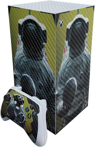 Carbon Fiber Gaming Skin Compatible with Microsoft Xbox Series X Digital Edition - Mystic Reaper - Premium 3M Vinyl Protective Wrap Decal Cover - Easy to Apply | Crafted in The USA by MightySkins in Saudi Arabia