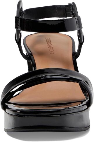 Bernardo Candace - كعب عالي للنساء - كعب عريض - نعل أوسط جلدي - نعل خارجي مطاطي - جزء علوي من الجلد أسود 8 M in Kuwait