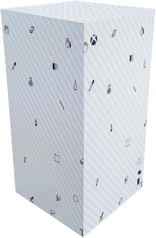 Carbon Fiber Gaming Skin Compatible with Microsoft Xbox Series X Digital Edition - Pixel Pattern - Premium 3M Vinyl Protective Wrap Decal Cover - Easy to Apply | Crafted in The USA by MightySkins in Saudi Arabia