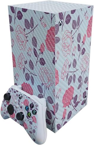 Carbon Fiber Gaming Skin Compatible with Microsoft Xbox Series X Digital Edition - Space Horizon - Premium 3M Vinyl Protective Wrap Decal Cover - Easy to Apply | Crafted in The USA by MightySkins in Saudi Arabia