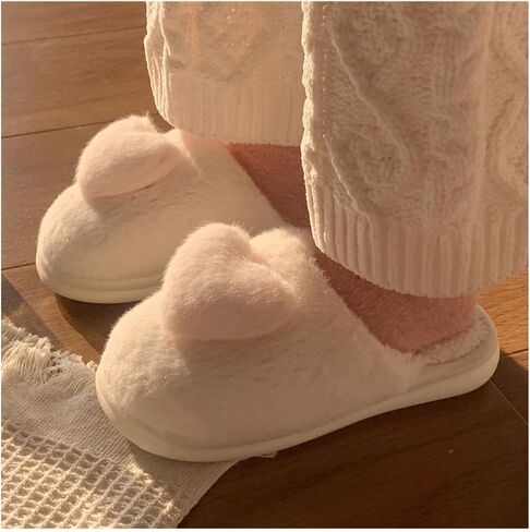 Coquette Aesthetic Coquette Slippers Cute Slippers Kawaii House Slippers Heart Slippers Fluffy Slippers in Saudi Arabia