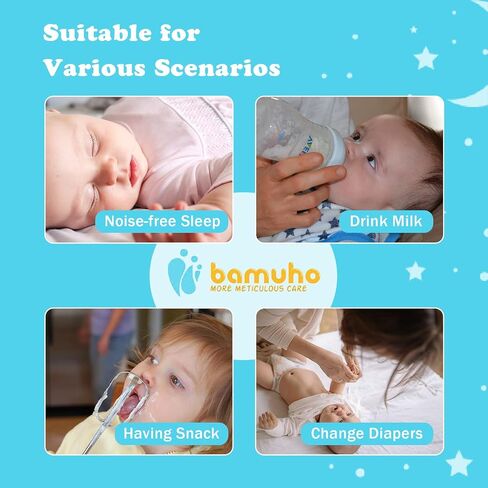Bamuho Crib Mattress Protector, 2 Pack Waterproof Quilted Crib Mattress Pad Cover for Toddler Bed and Baby Crib, Skin Friendly, Noiseless, Machine Washable, 52 x 28 x 8 inch, White in Saudi Arabia