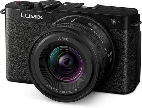 كاميرا باناسونيك LUMIX S9 بدون مرآة كاملة الإطار مع عدسة S 18-40 مم F4.5-6.3، جسم مدمج وخفيف الوزن، مثالية لوسائل التواصل الاجتماعي والسفر، DC-S9NK (متجدد) in Saudi Arabia