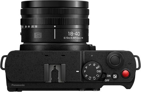 كاميرا باناسونيك LUMIX S9 بدون مرآة كاملة الإطار مع عدسة S 18-40 مم F4.5-6.3، جسم مدمج وخفيف الوزن، مثالية لوسائل التواصل الاجتماعي والسفر، DC-S9NK (متجدد) in Saudi Arabia