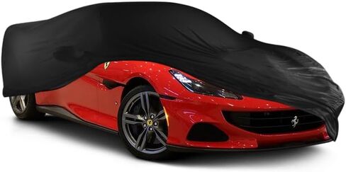 Premium Luxury Car Cover for Ferrari 430 458 488 California F12 Portofino 812 Superfast Indoor Cover Ultra Soft Elastic Fabric for High End Cars (Ferrari California - Blue Indoor) in Saudi Arabia