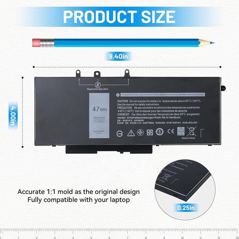 776622-001 LA04 14.8V Battery Replacement for HP Pavilion 14 15 Series, for HP 350 G1 350 G2 248 G1, 728460-001 752237-001 F3B96AA HSTNN-DB5M HSTNN-YB5M HSTNN-UB5M [37Wh/2500mAh] in Saudi Arabia