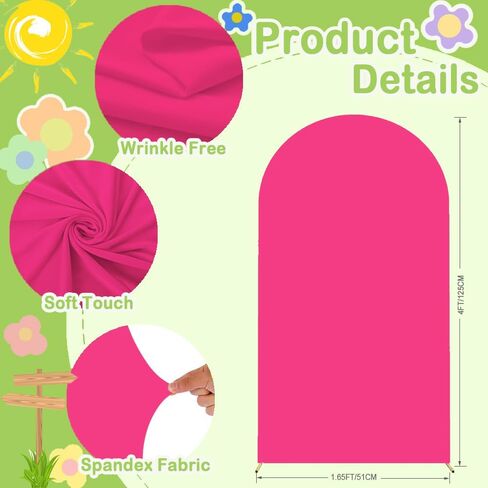 Spandex Arch Cover Khaki Wedding Arch Cover 7.2ft Tan Brown Arch Stand Covers Round Top Chiara Backdrop Cover Dounble Sided Arch Panels Backdrop for Baby Shower Gender Reveal Party Ceremony in Saudi Arabia