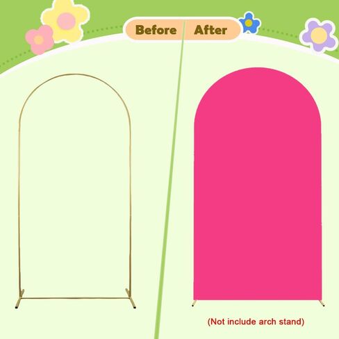 Spandex Arch Cover Khaki Wedding Arch Cover 7.2ft Tan Brown Arch Stand Covers Round Top Chiara Backdrop Cover Dounble Sided Arch Panels Backdrop for Baby Shower Gender Reveal Party Ceremony in Saudi Arabia
