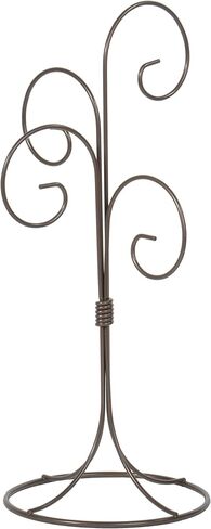 Red Co. 13 inch Golden Finish Ornament Wire Display, 4-arm Spiral Stand for Home Decoration in Saudi Arabia