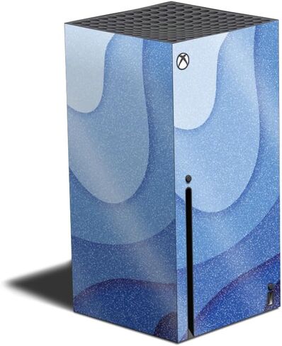 Carbon Fiber Gaming Skin Compatible with Xbox Series X - Thermal Topography - Premium 3M Vinyl Protective Wrap Decal Cover - Easy to Apply | Crafted in The USA by MightySkins in Saudi Arabia