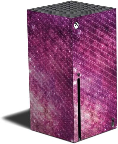 Carbon Fiber Gaming Skin Compatible with Xbox Series X - Thermal Topography - Premium 3M Vinyl Protective Wrap Decal Cover - Easy to Apply | Crafted in The USA by MightySkins in Saudi Arabia