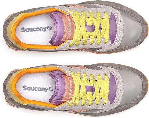 Saucony Women's Jazz Triple Sneaker, Grey/Peach, 10 in Saudi Arabia