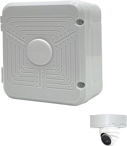 Plastic Junction Box,Rainproof Dustproof, Junction Box, Universal Electrical Enclosure, Outdoor and Indoor Usage Project Box Security Camera Bracket (115 * 115 * 50mm) in Saudi Arabia