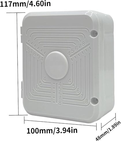 Plastic Junction Box,Rainproof Dustproof, Junction Box, Universal Electrical Enclosure, Outdoor and Indoor Usage Project Box Security Camera Bracket (115 * 115 * 50mm) in Saudi Arabia