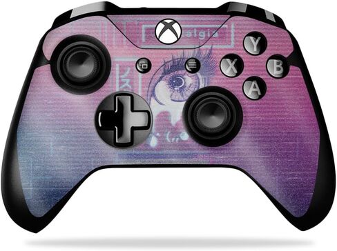 Glossy Glitter Gaming Skin Compatible with Microsoft Xbox One X Controller - Ramen Bowl - Premium 3M Vinyl Protective Wrap Decal Cover - Easy to Apply | Crafted in The USA by MightySkins in Saudi Arabia