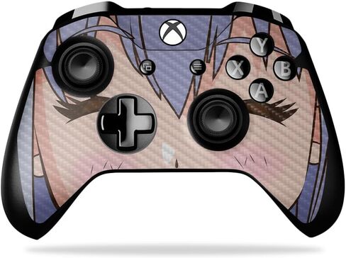 Glossy Glitter Gaming Skin Compatible with Microsoft Xbox One X Controller - Ramen Bowl - Premium 3M Vinyl Protective Wrap Decal Cover - Easy to Apply | Crafted in The USA by MightySkins in Saudi Arabia