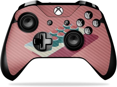 Glossy Glitter Gaming Skin Compatible with Microsoft Xbox One X Controller - Ramen Bowl - Premium 3M Vinyl Protective Wrap Decal Cover - Easy to Apply | Crafted in The USA by MightySkins in Saudi Arabia