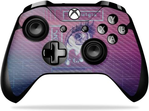 Glossy Glitter Gaming Skin Compatible with Microsoft Xbox One X Controller - Ramen Bowl - Premium 3M Vinyl Protective Wrap Decal Cover - Easy to Apply | Crafted in The USA by MightySkins in Saudi Arabia