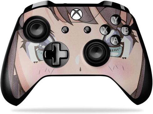 Glossy Glitter Gaming Skin Compatible with Microsoft Xbox One X Controller - Ramen Bowl - Premium 3M Vinyl Protective Wrap Decal Cover - Easy to Apply | Crafted in The USA by MightySkins in Saudi Arabia