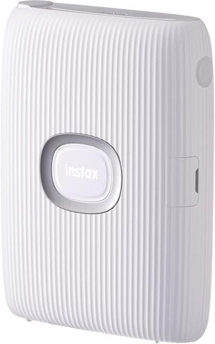 Fujifilm Instax Mini Link 2 Smartphone Printer in Clay White (16767155) Bundle Including: Instant Film, USB Wall Adapter, Full Cleaning Kit in Saudi Arabia