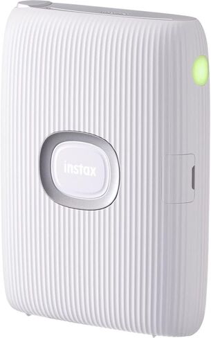 Fujifilm Instax Mini Link 2 Smartphone Printer in Clay White (16767155) Bundle Including: Instant Film, USB Wall Adapter, Full Cleaning Kit in Saudi Arabia
