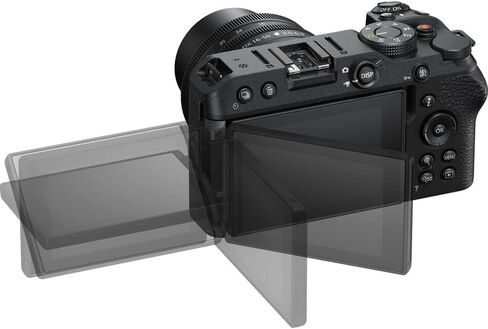 Nikon Z30 Mirrorless Camera with 16-50mm and 50-250mm Lenses + 3X ENEL25 Replacement Battery + LED Light + 2X 64GB Card + UV Filter + Photo Editing Software + Mic + External Monitor + More (Renewed) in Saudi Arabia