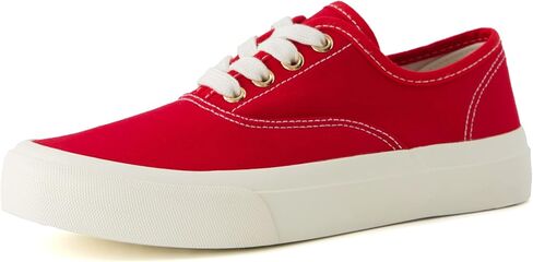 CUSHIONAIRE Women’s Freshman Canvas Lace-Up Sneaker with Memory Foam, Wide Widths Available | Casual Walking Shoes, Lightweight & Comfortable in Kuwait