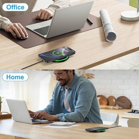 محطة شحن لاسلكية Motorola سريعة لهاتف Moto Edge 50 Pro، G Stylus Power 2024، وسادة شاحن هاتف Android لهاتف Samsung Galaxy S24 Ultra S24+ S23 FE S22 S21 S20، iPhone 15 14 13، Google Pixel 8a in Kuwait