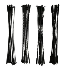 24Pcs Coping Saw Blades Set, 6-1/2-Inch Long Between Pins, Sturdy Wood Cutting Saw Blades Kit (15 TPI, 18 TPI, 24 TPI) High-Carbon Steel Pin End Scroll Saw Blade Assortment (24, 15/18/24)