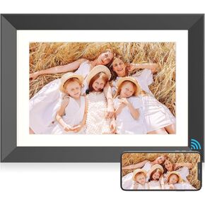 10.1-inch Digital-Photo-Frame Electronic Picture Frames - Smart Picture Frame IPS Touch Screen, Motion Sensor, Easy Setup, Share Picture Video via APP Email, Free Cloud Storage, Gift for Mom Dad