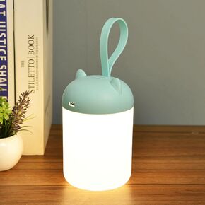 Kids Lantern Night Light,STARTOGO Portable Lamp Battery Powered,3000K Eye-Caring Warm Light,Stepless Dimmable,Rechargeable LED Tent Lantern,Perfect as Nursery Night Lights,Kids Camping Lantern.Blue.