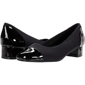 Trotters Women's Daisy Pump, Microfiber/Vegan Patent, 12 Wide