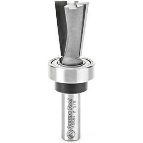 Amana Tool - 45884 Carbide Tipped Keller Dovetail 7 Deg x 5/8 Dia x 1" x 3/8 Shank wit