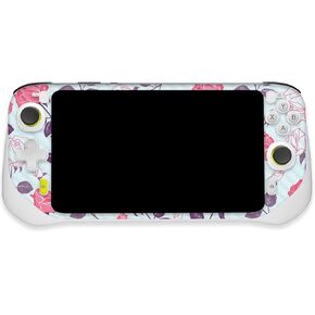 MightySkins Carbon Fiber Skin Compatible with Logitech G Cloud Gaming Handheld - Vintage Floral | Protective, Durable Textured Carbon Fiber Finish | Easy to Apply | Made in The USA