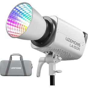 Godox LA150R RGB Video Light 165W Full-Color LED Light,CCT 1800K-10000K Support NFC and APP Control for Video Photography & Vlogging