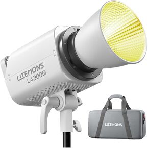 Godox LA300Bi Video Light,330W Bi-Color 2800K-6500K,Support NFC and APP Control for Video Photography & Vlogging