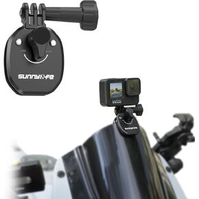 Motorcycle Windshield Mount for Gopro Hero 12 11 10 9, for Insta 360 Motorcycle Mount, Aluminum Alloy Windshield Camera Clip Compatible with Insta360 X4 X3