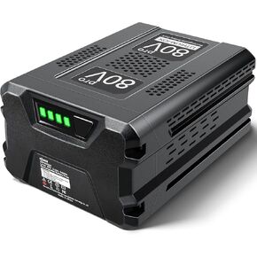 Replacement for Greenworks 80v Battery: 3.5Ah Lithium ion Replacement for 80 Volt Greenworks Battery GBA80200 GBA80250 GBA80300 GBA80400 GBA80500 Compatible with Greenworks Pro 80v Power Tools