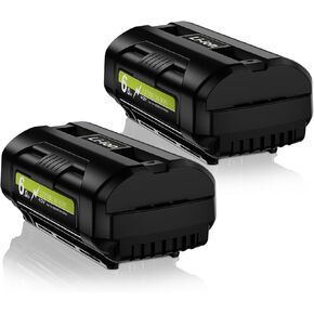2Packs 6000mAh Replacement for Ryobi 40V Battery Compatible with Ryobi Battery 40V Lithium OP4050 OP4026 OP40261 OP40201 OP4040 OP40601 Compatible with All Ryobi 40V Cordless Power Tools